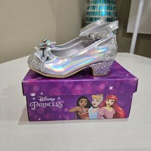 Disney Princess Glitter Ballet Shoes Toddler Girls size 7